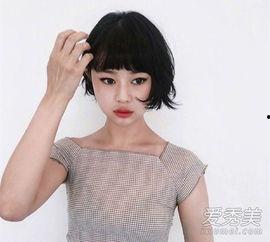 网红照片全身短发,网红照片中的时尚潮流